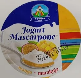 Łowicz Jogurt z mascarpone, 130g, wszystkie smaki