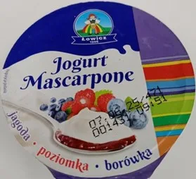Łowicz Jogurt z mascarpone, 130g, wszystkie smaki