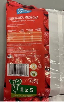 Mroźna Kraina Truskawki bez szypułek, 450 g