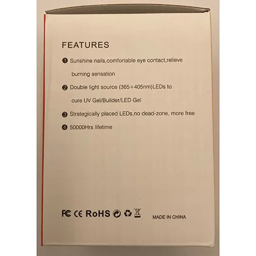 UV LED nail lamp