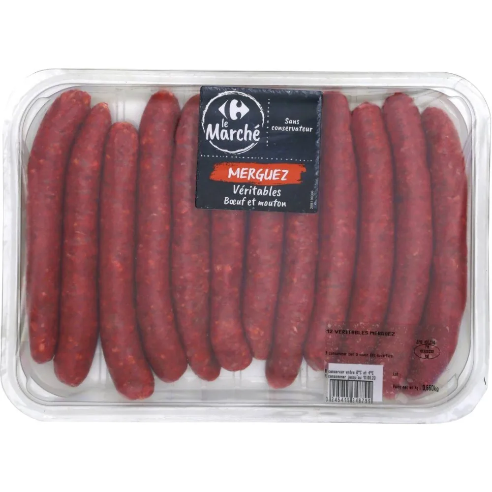 Gamme merguez et chipolatas