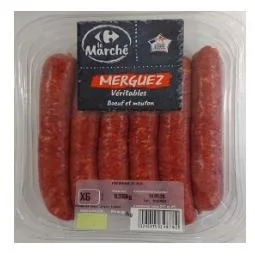 Gamme merguez et chipolatas