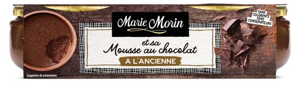 Mousse au chocolat a l'ancienne 100g et mousse au chocolat a l'ancienne 100g x2