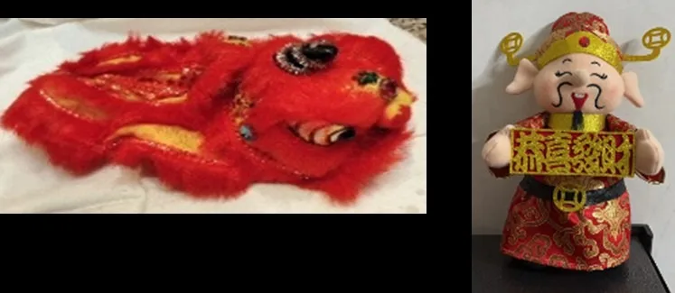Articles de décoration du nouvel an (peluches)