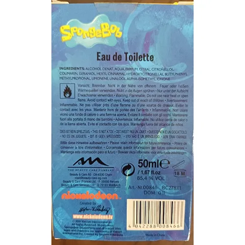 Eau de toilette