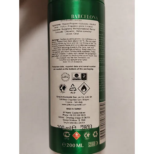 Body spray