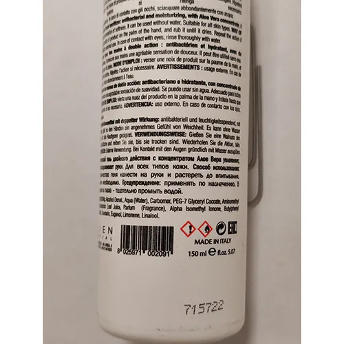 Hand disinfectant