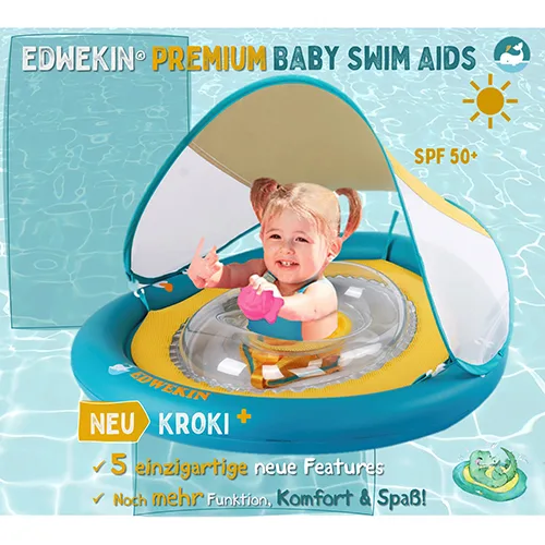 Inflatable swim seat