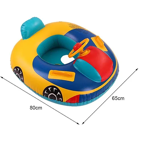 Inflatable swim seat