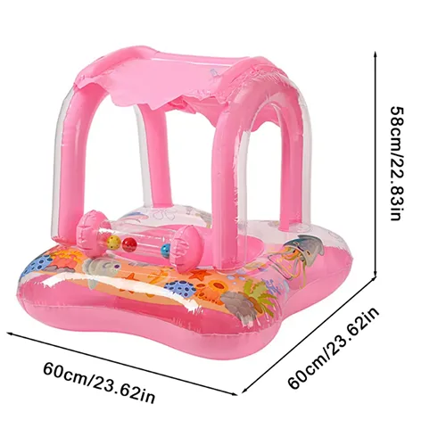 Inflatable swim seat