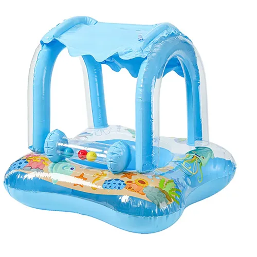 Inflatable swim seat