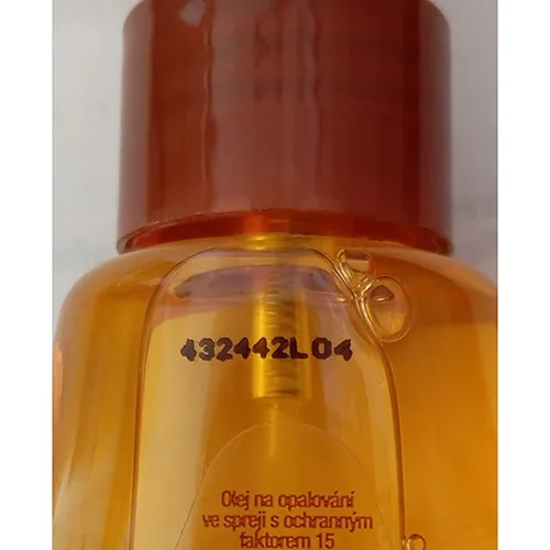 Sunscreen oil