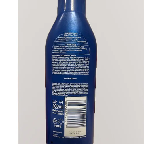 Sun protection milk