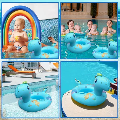 Inflatable swim seat