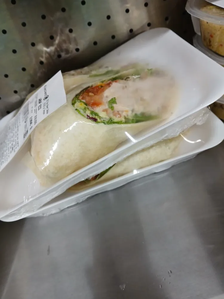 Wrap chicken