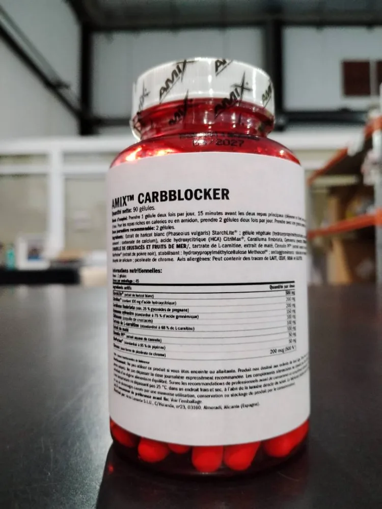 Carb blocker with starchlite
