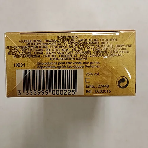 Eau de toilette