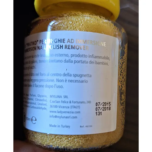 Nail polish remover