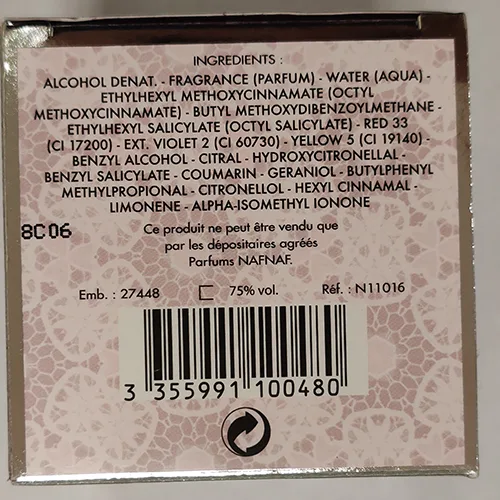 Eau de toilette