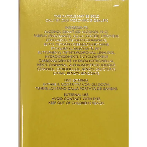 Eau de toilette