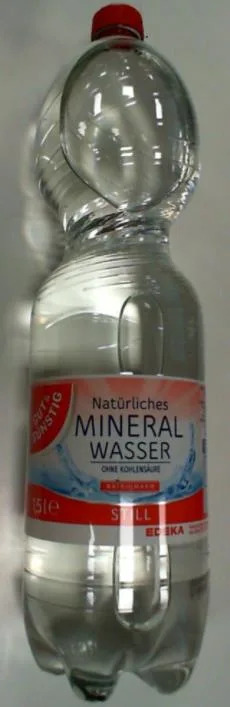 Gut&Günstig Stilles Mineralwasser 0,5 Liter und 1,5 Liter Gut&Günstig Classic Mineralwasser 0,5 Liter und 1,5 Liter Gut&Günstig Medium Mineralwasser 1,5 Liter Naturalis Stilles Mineralwasser 0,5 Liter und 1,5 Liter Naturalis Medium Mineralwasser 0,5 Liter und 1,5 Liter Naturalis Classic Mineralwasse