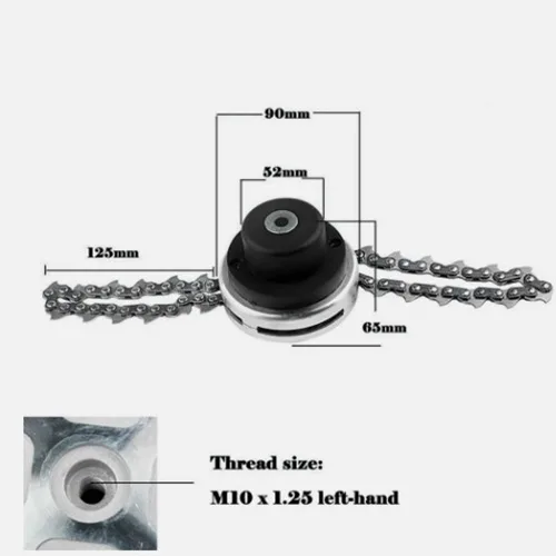 Attachment for brush cutter