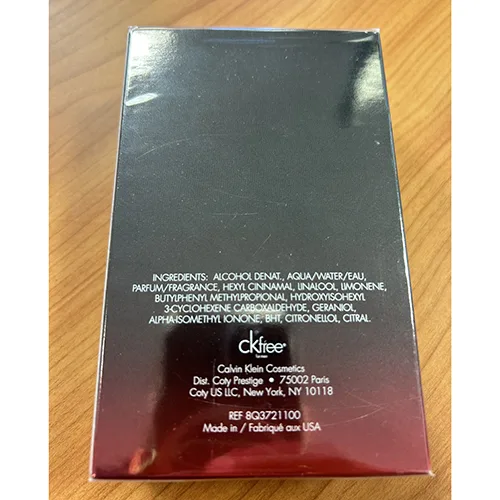 Eau de toilette