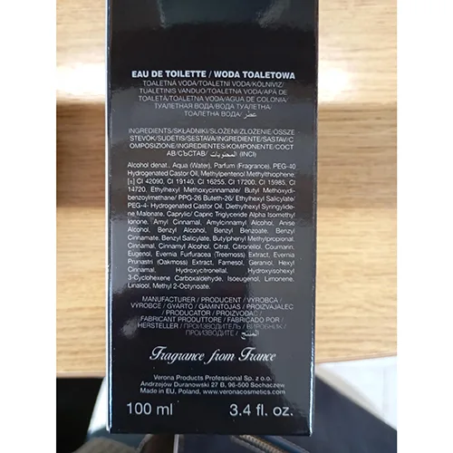 Eau de toilette