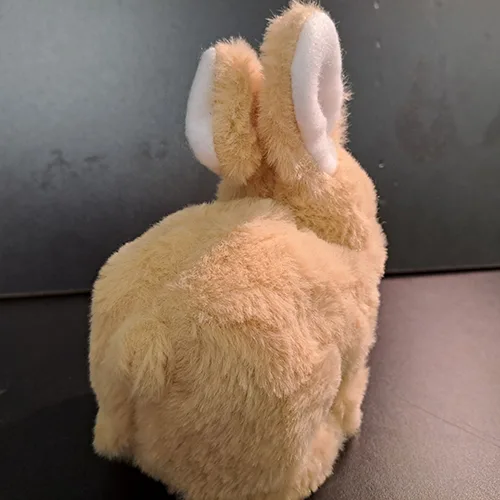 Battery-operated toy rabbit