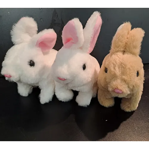 Battery-operated toy rabbit