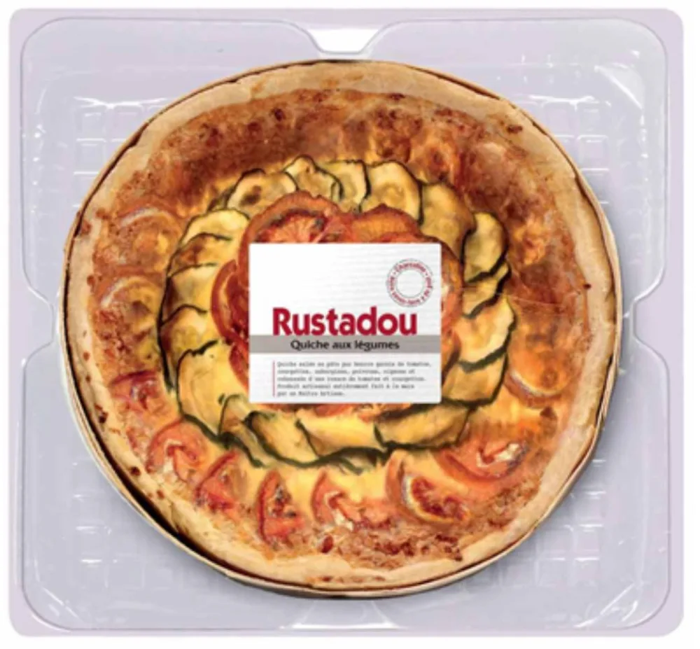 Quiche aux légumes 2.8kg rustadou