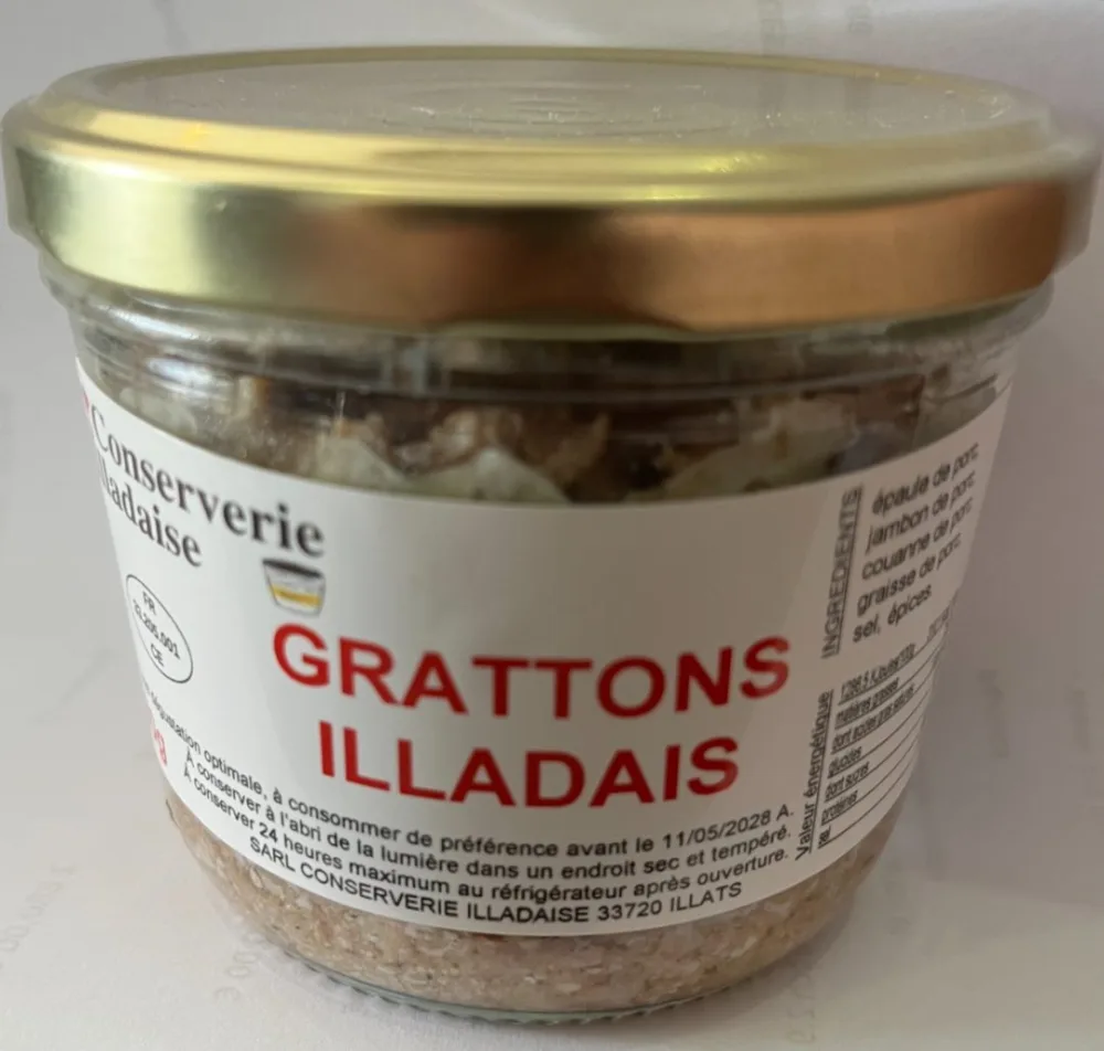 Grattons illadais 180 g