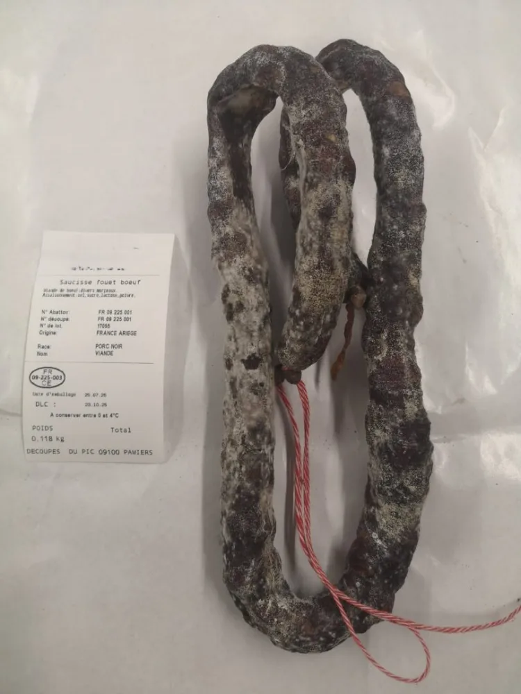 Saucisse pur boeuf sèche