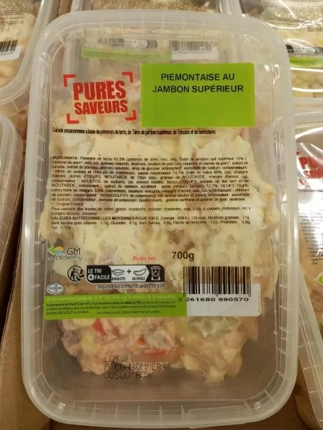 Piemontaise jambon superieur