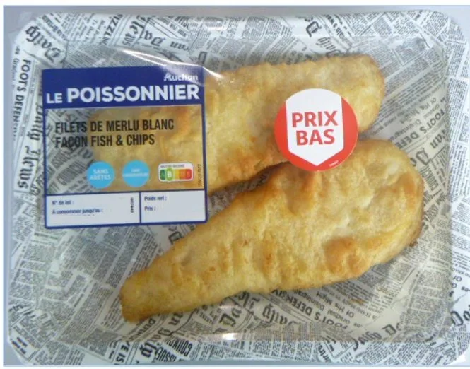 Filet de merlu blanc facon fish&chips