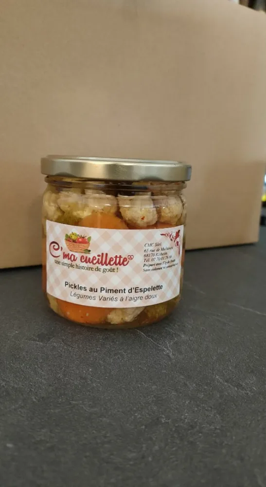 Pickles au piment d'espelette