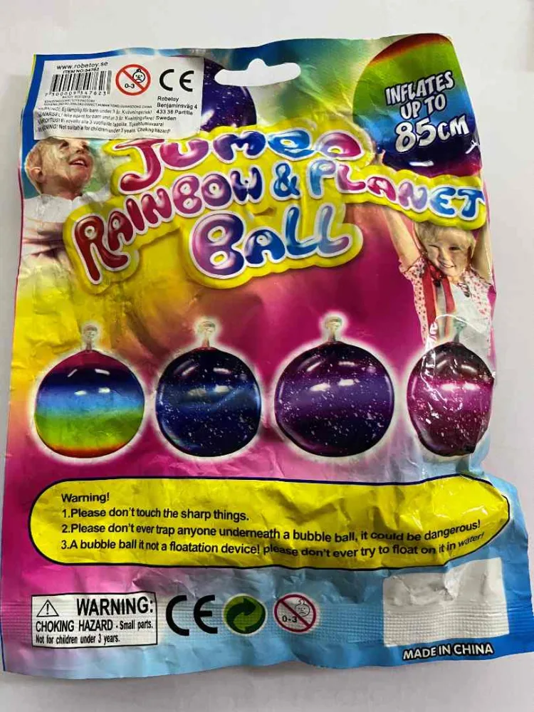 Jumbo rainbow et planet ball