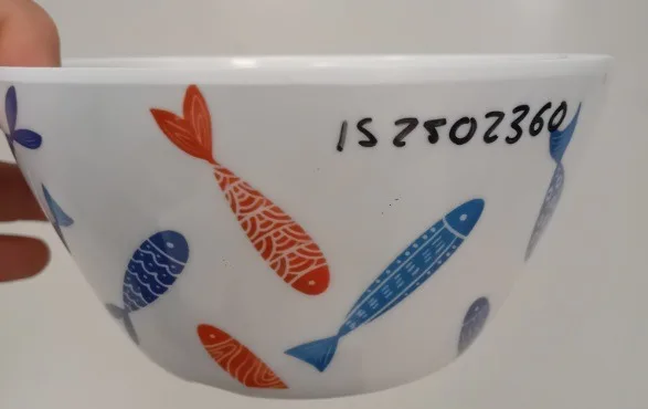 Plat en melamine et bol en melamine