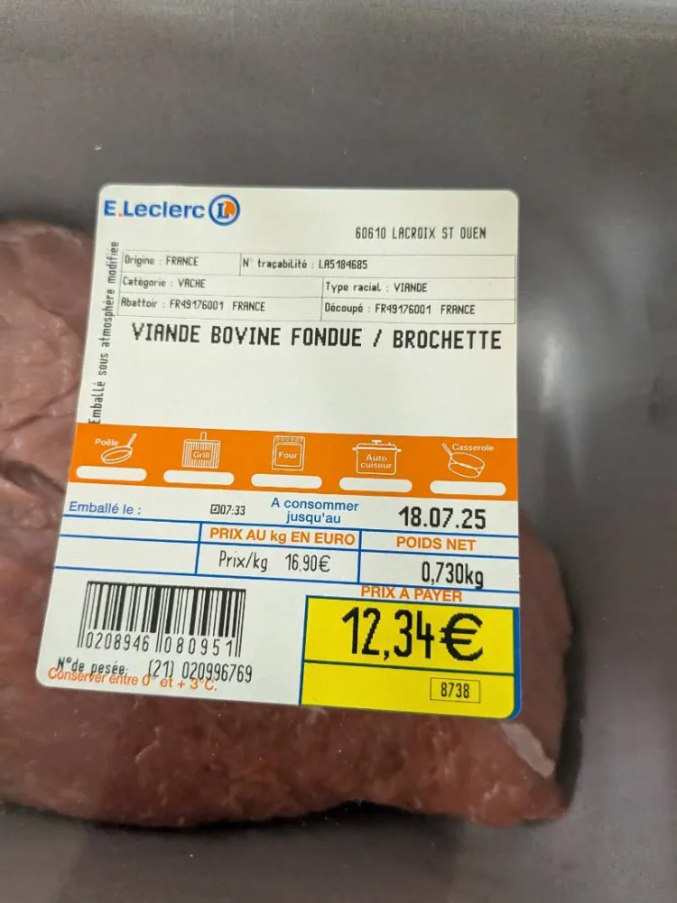 Viande bovine