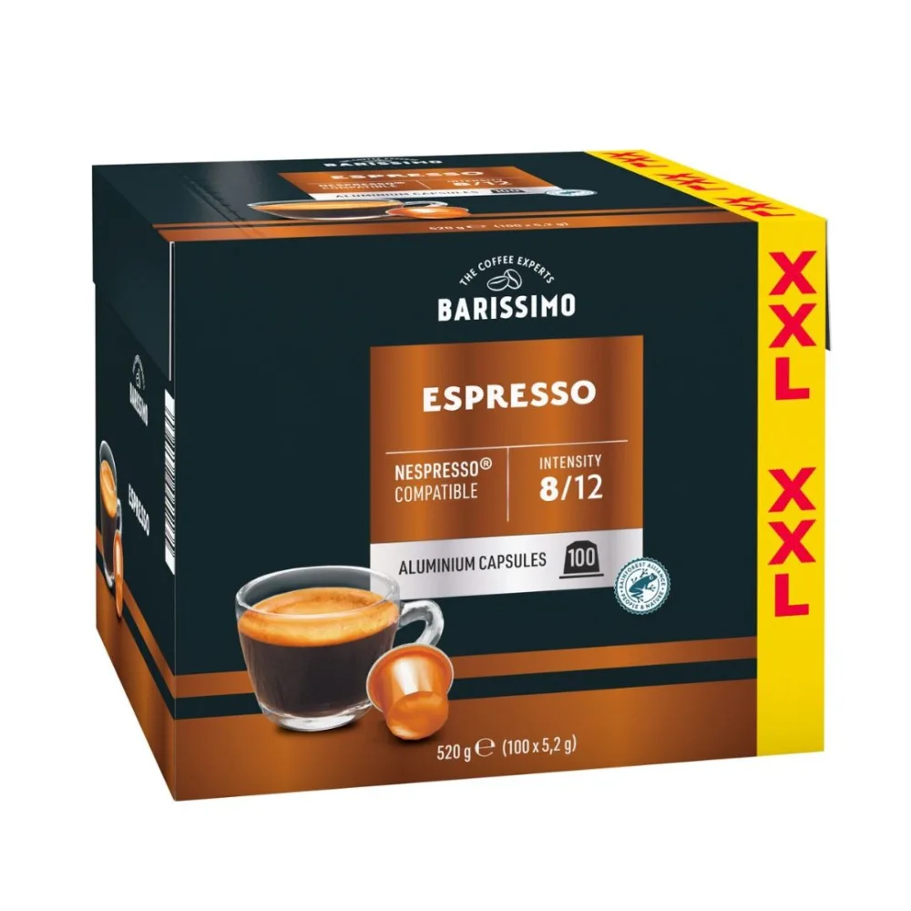 Capsules espresso x100 520g
