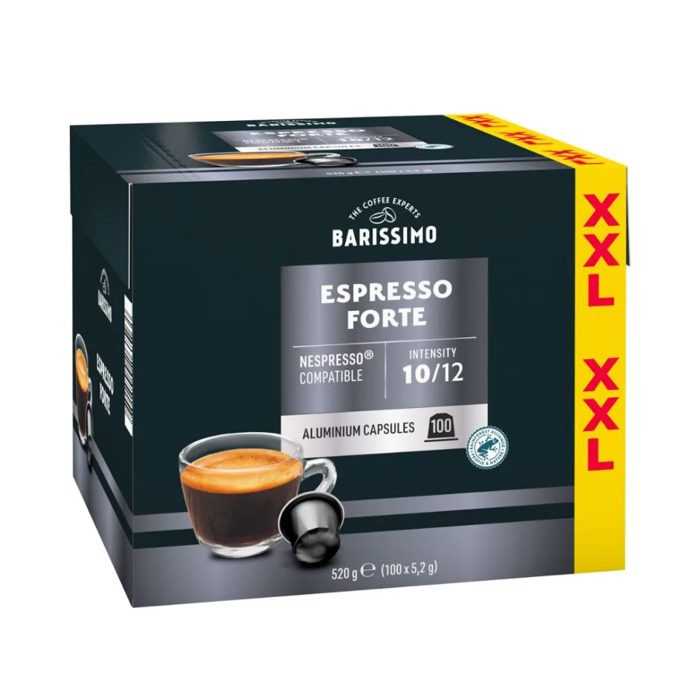 Capsules espresso forte x100 520g