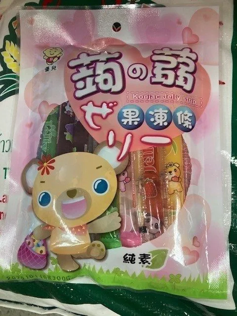 Konjac jelly strip