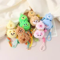 Cute pet gourd pulsh keychain