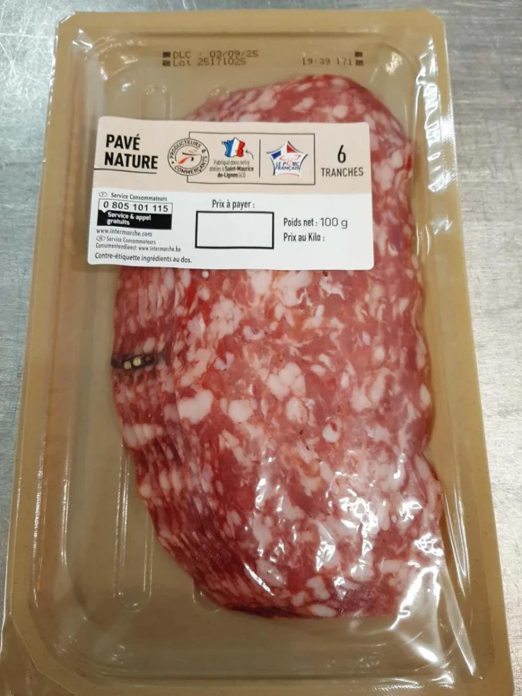 Pavé nature 6tr 100g