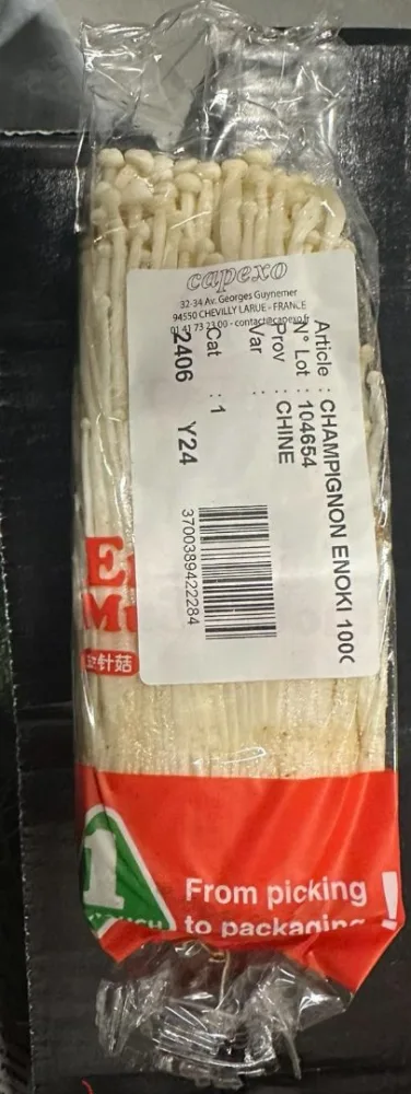 Champignon enoki - chine