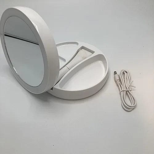 Mirror with LED lights