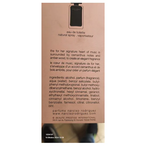 Eau de toilette