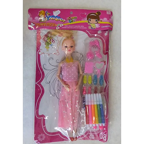 Plastic doll set