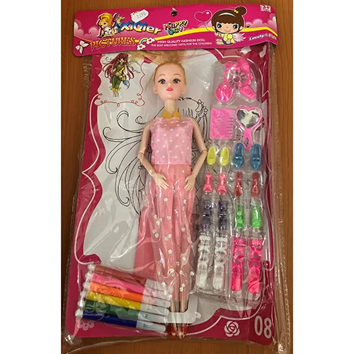 Plastic doll set
