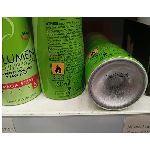 Hair styling foam